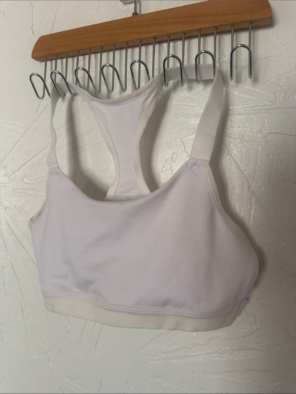 all in motion White Racerback Bandeau Sports Bra